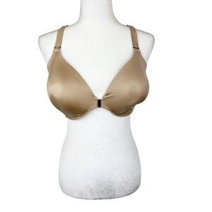 Soma Bra Women 36DD Nude Tan Vanishing Back Full Coverage Wired Smoothing Bra